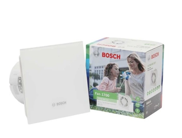 Bosch 1700 WS 125 Sessiz Duvar Tipi Aksiyal Fan ve Panel